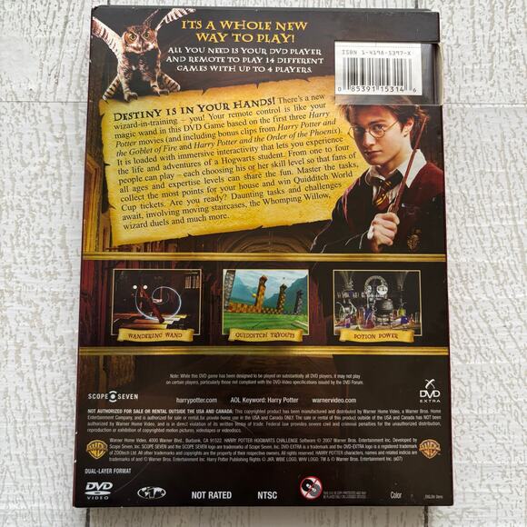Harry Potter Interactive DVD Game Hogwarts Challenge Fun Family Entertainment - Picture 2 of 5